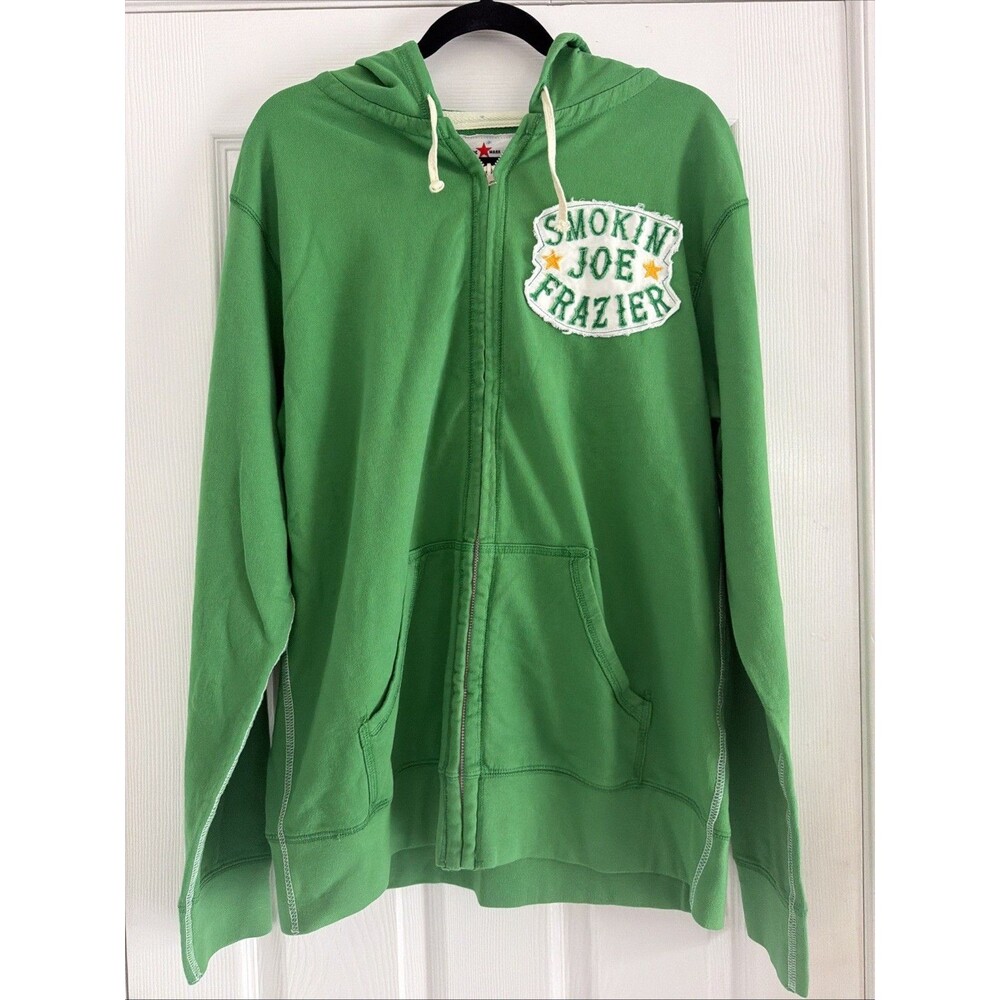 New Smokin' Joe Frazier World Champion Philly Roots of Fight Hoodie Full Zip XL